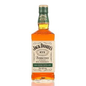 Jack Daniel's Rye mit beschädigtem Label 
